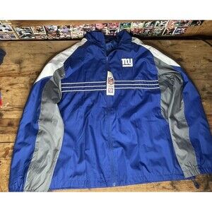 blue New York Giants full-zipper Sports Illustrated (SI) windbreaker - XL Reebok